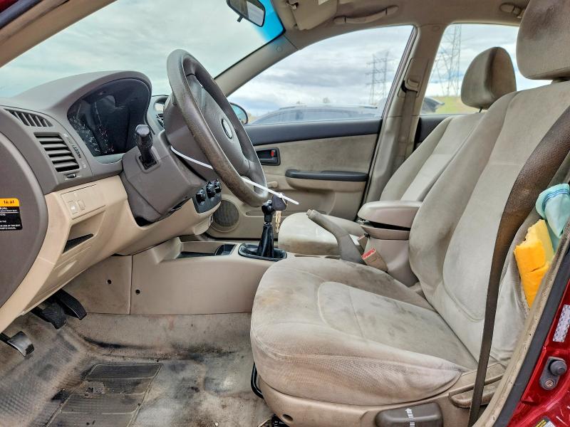 Aukcja sprzedaży 2005 Kia Spectra, vin: KNAFE121755205006, numer aukcji: 68297576