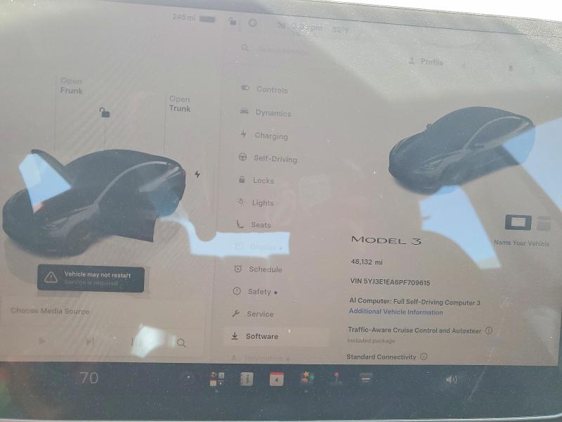 Продаж на аукціоні авто 2023 Tesla Model 3, vin: 5YJ3E1EA6PF709615, номер лоту: 65959306