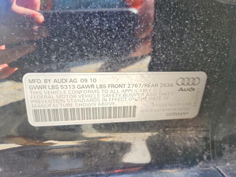 Aukcja sprzedaży 2011 Audi A6, vin: WAUFGAFB9BN028502, numer aukcji: 69759286