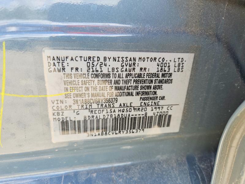 70710286 :رقم المزاد ، 3N1AB8CV6RY356379 vin ، 2024 Nissan Sentra مزاد بيع