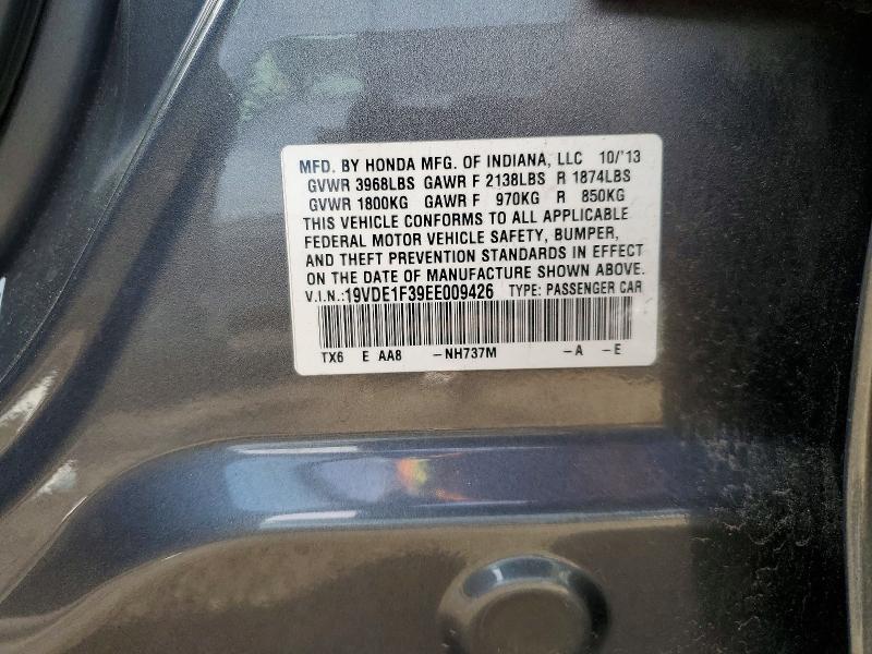 68430436 :رقم المزاد ، 19VDE1F39EE009426 vin ، 2014 Acura Ilx مزاد بيع