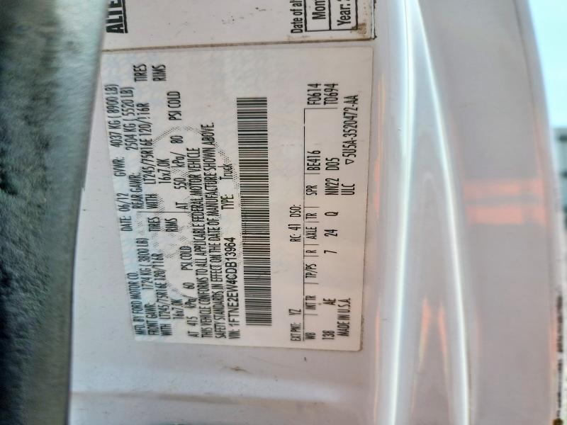67160036 :رقم المزاد ، 1FTNE2EW4CDB13964 vin ، 2012 Ford Econoline مزاد بيع