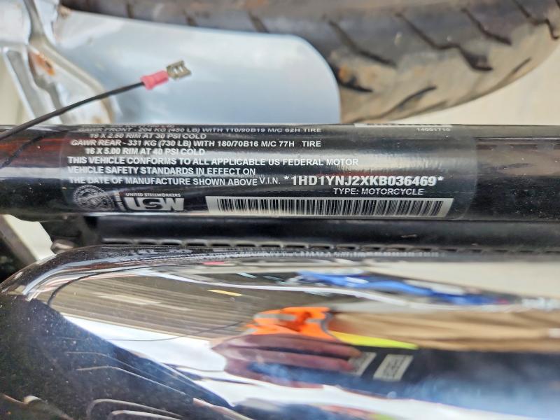 69723576 :رقم المزاد ، 1HD1YNJ2XKB036469 vin ، 2019 Harley-davidson Fxlr مزاد بيع