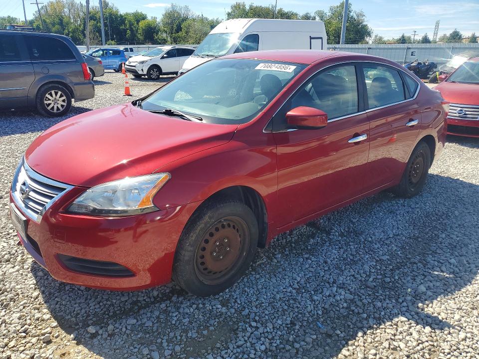 Продажа на аукционе авто 2013 Nissan Sentra, vin: 3N1AB7AP6DL711197, номер лота: 70804886