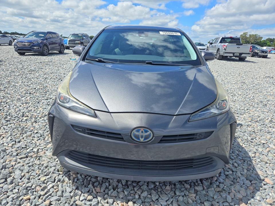 70606616 :رقم المزاد ، JTDKARFUXK3080980 vin ، 2019 Toyota Prius مزاد بيع