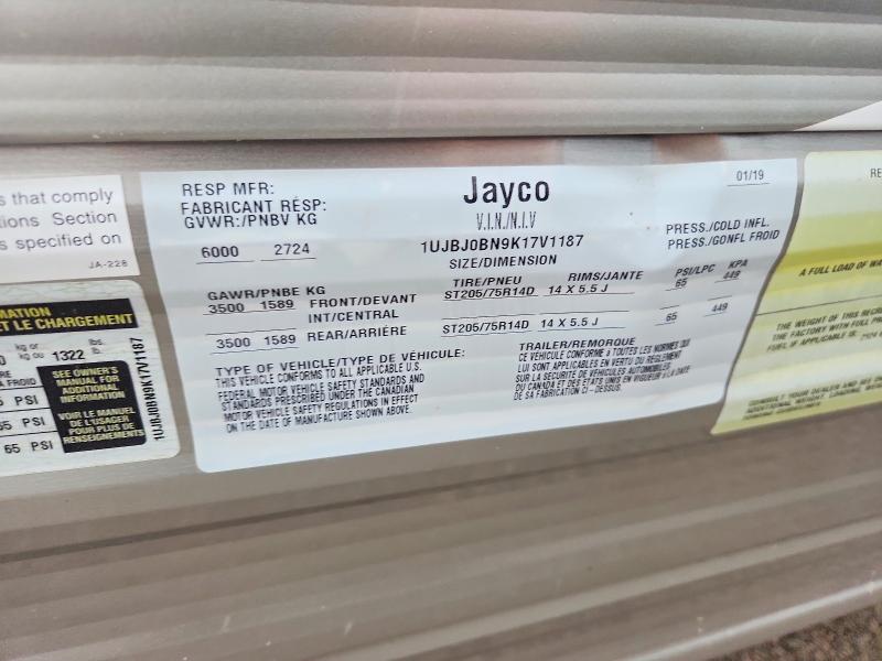 66275506 :رقم المزاد ، 1UJBJ0BN9K17V1187 vin ، 2019 Aro Slx 8 مزاد بيع