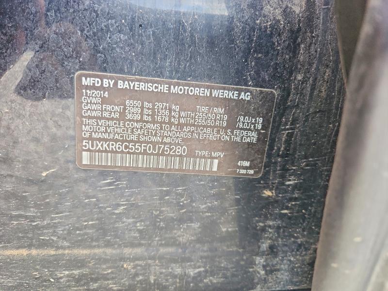 Aukcja sprzedaży 2015 Bmw X5, vin: 5UXKR6C55F0J75280, numer aukcji: 66957746