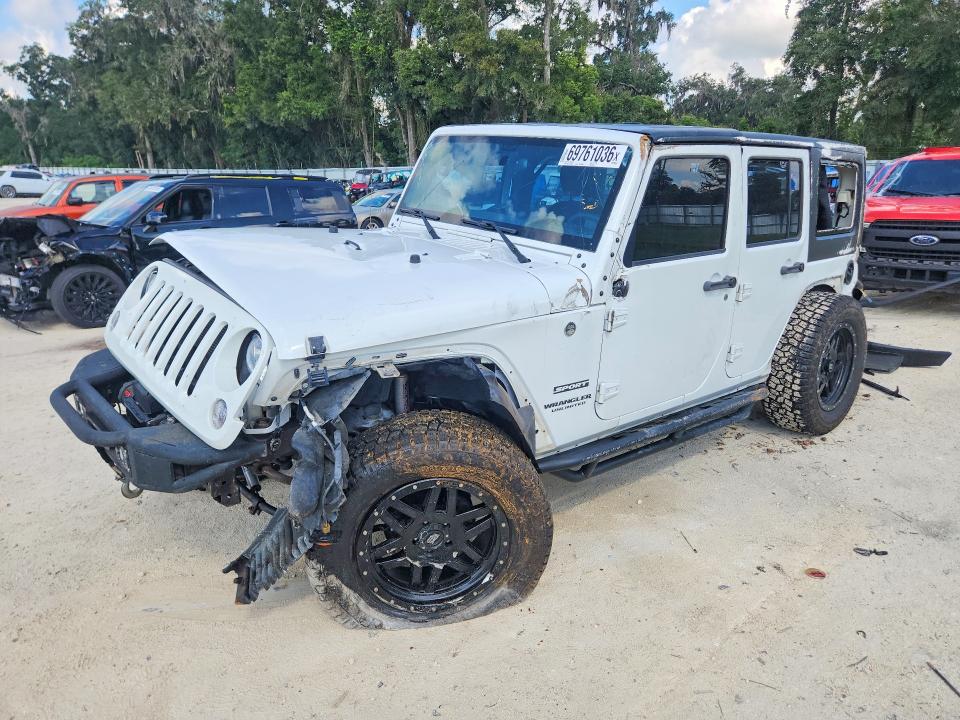 2016 Jeep Wrangler Unlimited მანქანა იყიდება აუქციონზე, vin: 1C4BJWDG4GL265321, აუქციონის ნომერი: 69761036