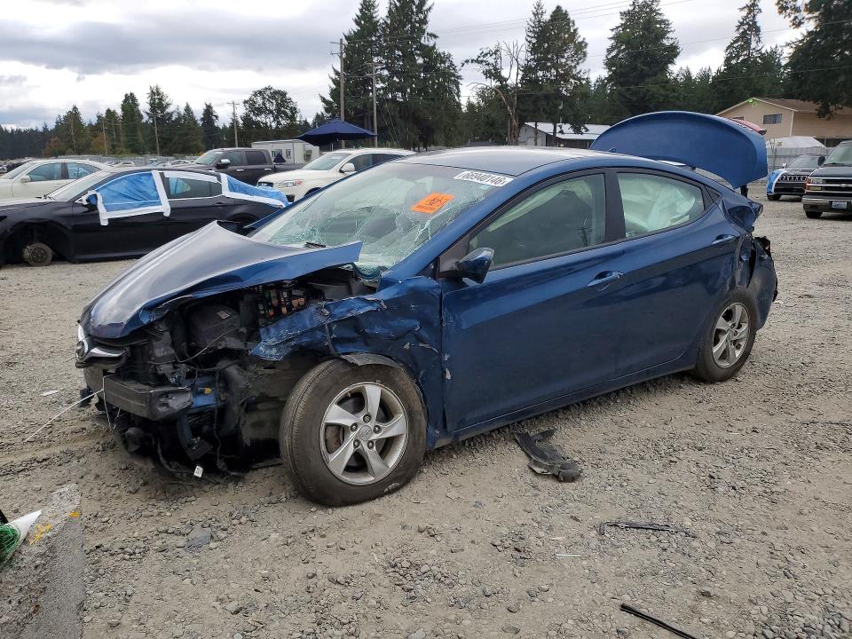 2014 Hyundai Elantra მანქანა იყიდება აუქციონზე, vin: KMHDH4AE6EU103544, აუქციონის ნომერი: 66940146