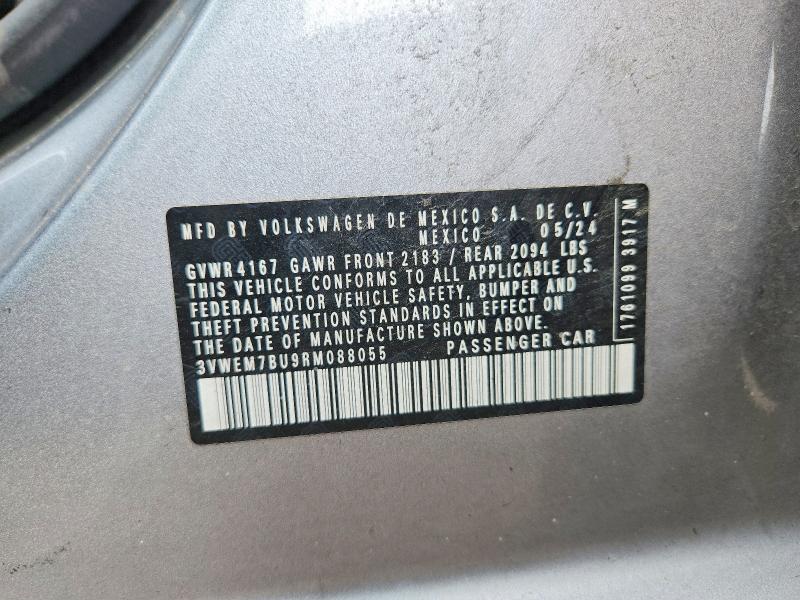 Продаж на аукціоні авто 2024 Volkswagen Jetta, vin: 3VWEM7BU9RM088055, номер лоту: 68449306