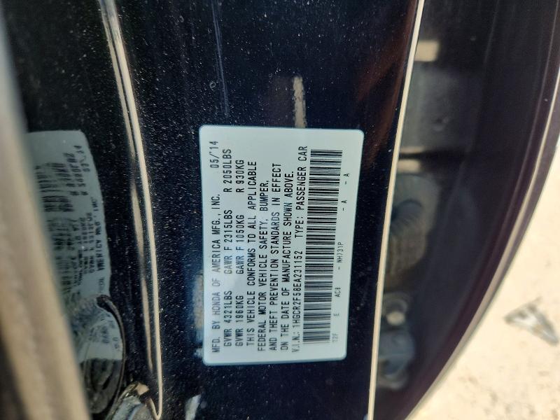 Aukcja sprzedaży 2014 Honda Accord, vin: 1HGCR2F58EA231152, numer aukcji: 67874276