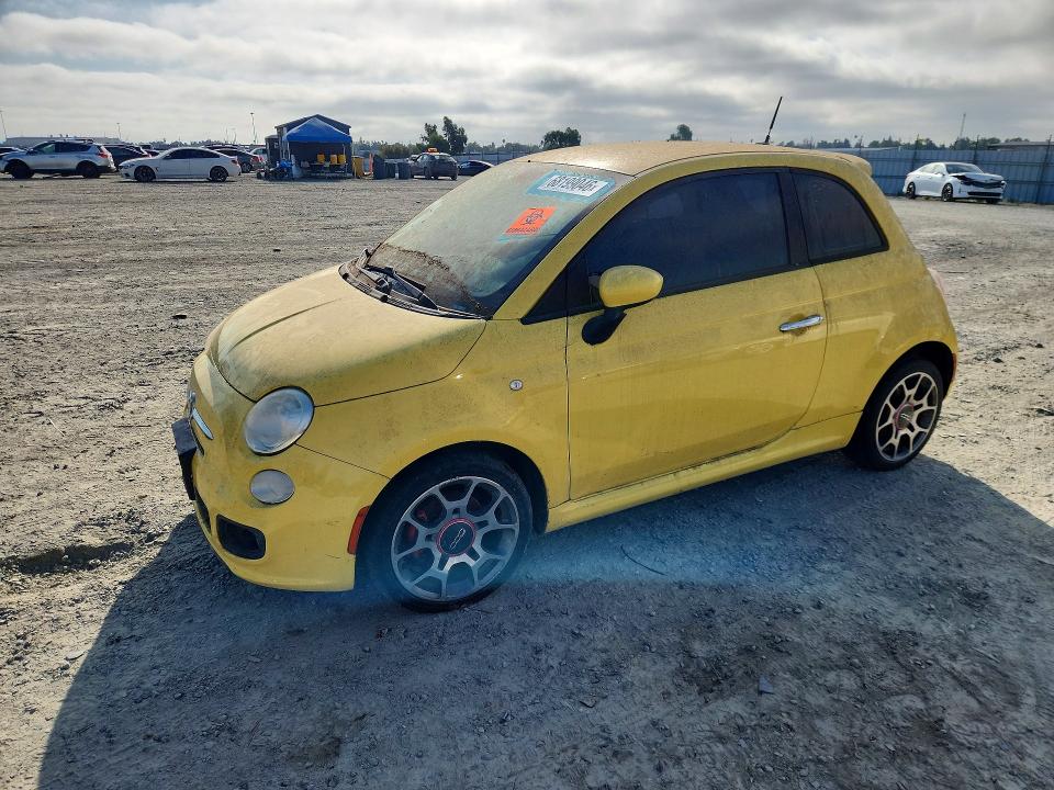 2012 Fiat 500 მანქანა იყიდება აუქციონზე, vin: 3C3CFFBR4CT107607, აუქციონის ნომერი: 68199046