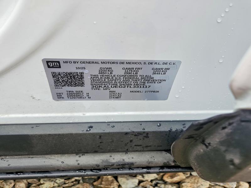 2026 Gmc Terrain მანქანა იყიდება აუქციონზე, vin: 3GKALUEG2TL331117, აუქციონის ნომერი: 66924256