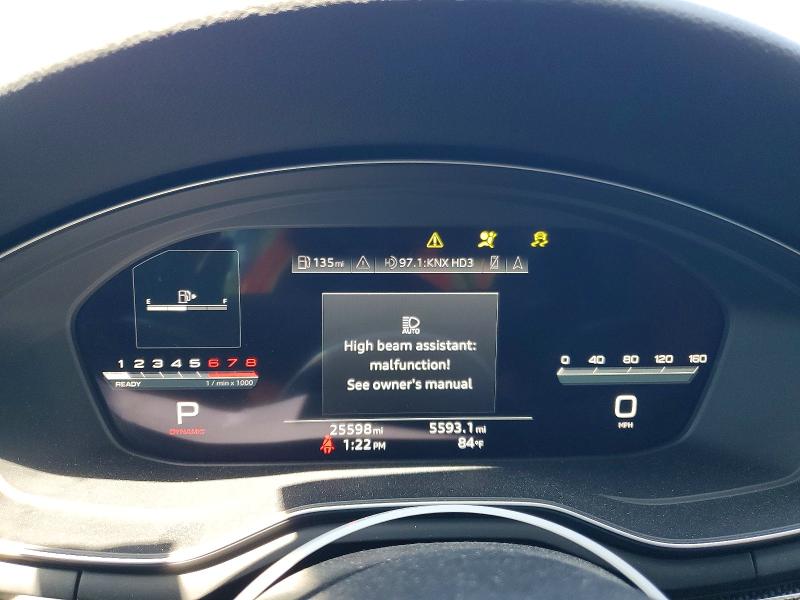 2022 Audi S5 მანქანა იყიდება აუქციონზე, vin: WAUC4CF53NA035698, აუქციონის ნომერი: 68085526