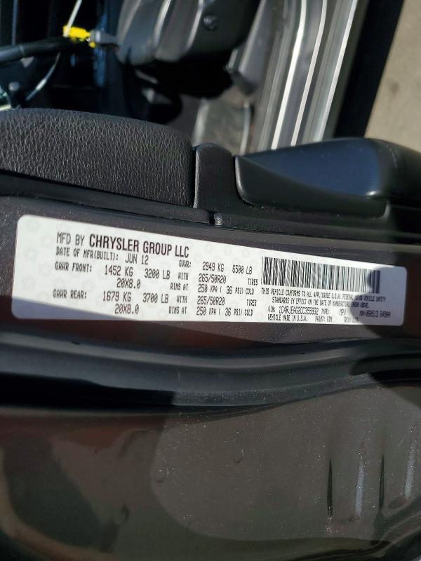 Aukcja sprzedaży 2012 Jeep Grand Cherokee, vin: 1C4RJEAG2CC355932, numer aukcji: 68522226