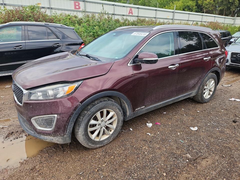 67846416 :رقم المزاد ، 5XYPGDA52HG225246 vin ، 2017 Kia Sorento مزاد بيع