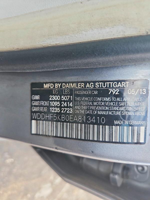 Продажа на аукционе авто 2014 Mercedes-benz E, vin: WDDHF5KB0EA813410, номер лота: 67841106