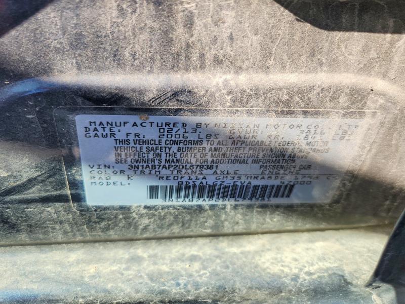Продажа на аукционе авто 2013 Nissan Sentra, vin: 3N1AB7AP2DL679381, номер лота: 70979766