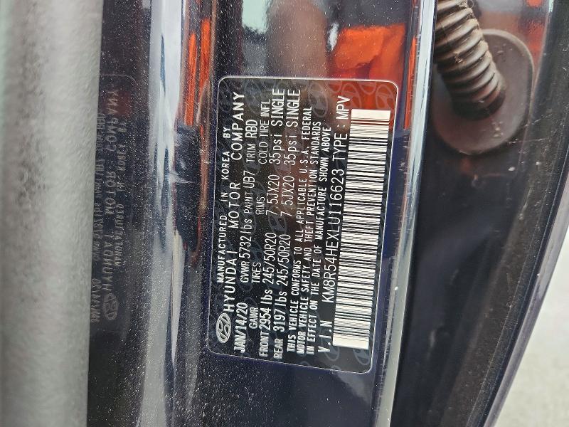 Aukcja sprzedaży 2020 Hyundai Palisade, vin: KM8R54HEXLU116623, numer aukcji: 69357376