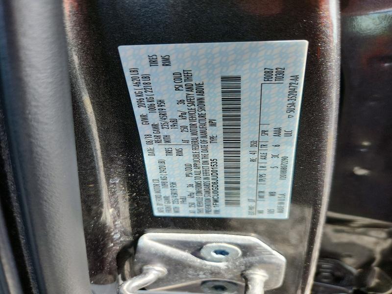 67869566 :رقم المزاد ، 1FMCU0GD8JUD01535 vin ، 2018 Ford Escape مزاد بيع