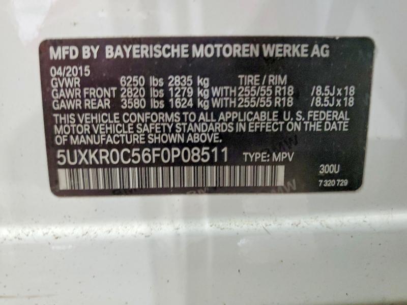 Aukcja sprzedaży 2015 Bmw X5, vin: 5UXKR0C56F0P08511, numer aukcji: 67248196