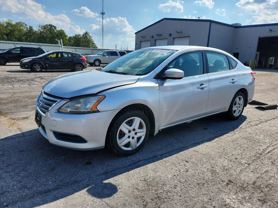 2014 Nissan Sentra მანქანა იყიდება აუქციონზე, vin: 3N1AB7AP3EY337846, აუქციონის ნომერი: 69798916