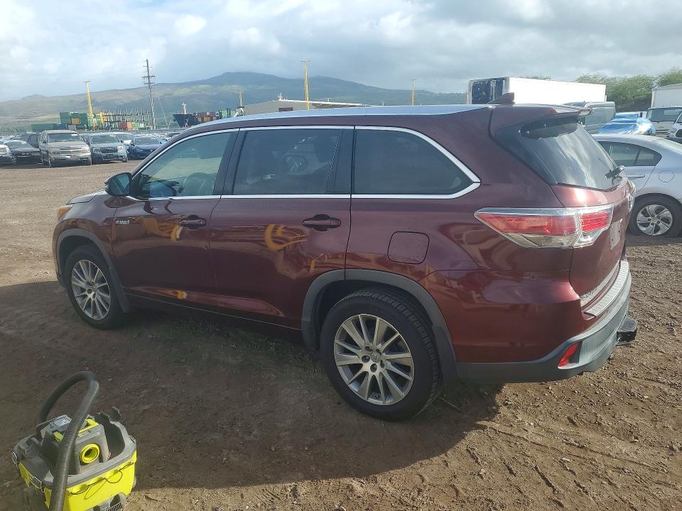 Aukcja sprzedaży 2015 Toyota Highlander Hybrid, vin: 5TDDCRFH2FS007337, numer aukcji: 70186866