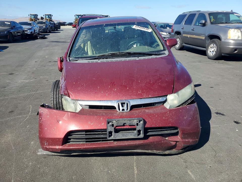 2008 Honda Civic მანქანა იყიდება აუქციონზე, vin: 1HGFA16898L063491, აუქციონის ნომერი: 69400646