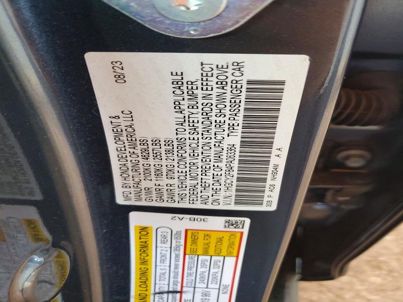Aukcja sprzedaży 2023 Honda Accord, vin: 1HGCY2F84PA063364, numer aukcji: 70903306