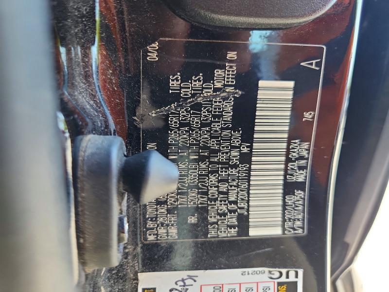 Aukcja sprzedaży 2006 Lexus Gx, vin: JTJBT20X760119193, numer aukcji: 69407476