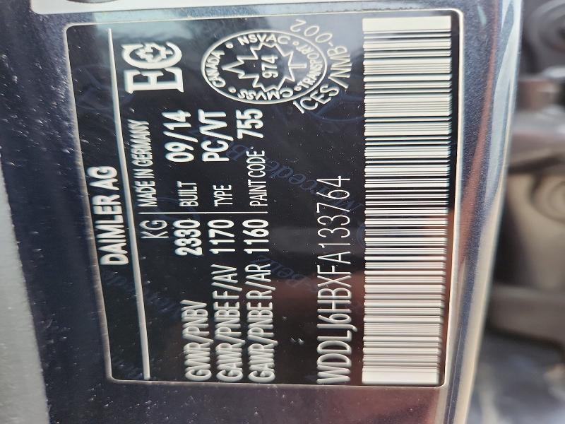 Продаж на аукціоні авто 2015 Mercedes-benz Cls, vin: WDDLJ6HBXFA133764, номер лоту: 69570836