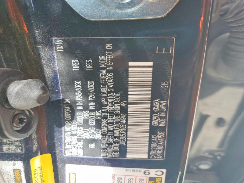 Aukcja sprzedaży 2016 Toyota 4runner, vin: JTEZU5JR1G5144946, numer aukcji: 68663326