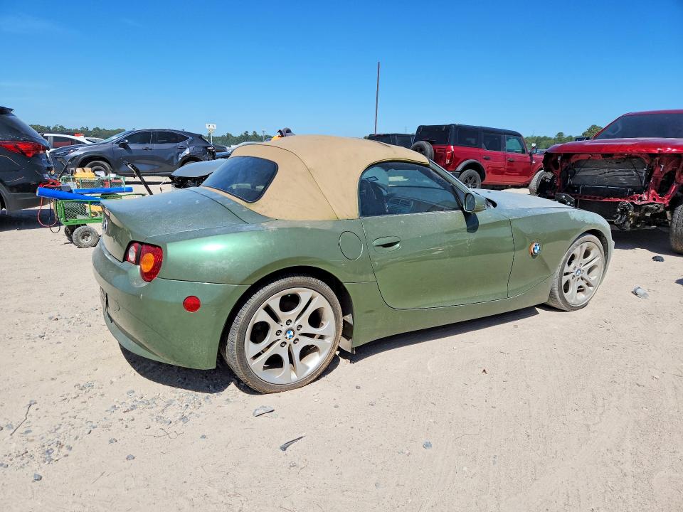 2003 Bmw Z4 მანქანა იყიდება აუქციონზე, vin: 4USBT53493LU03774, აუქციონის ნომერი: 69894026