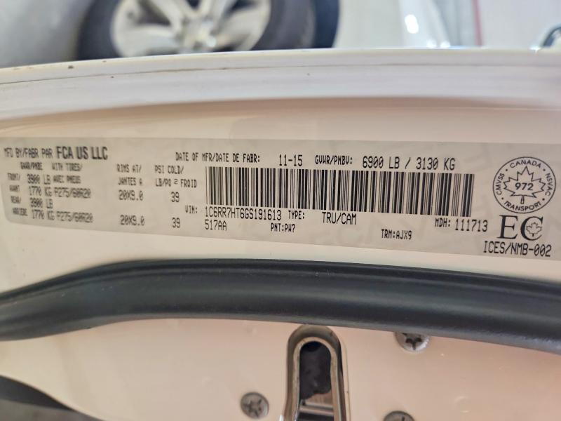 2016 Ram 1500 მანქანა იყიდება აუქციონზე, vin: 1C6RR7HT6GS191613, აუქციონის ნომერი: 67365426