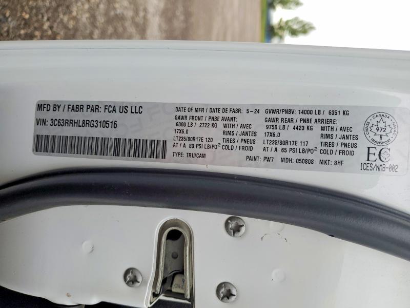 Продажа на аукционе авто 2024 Ram 3500, vin: 3C63RRHL8RG310516, номер лота: 68212556
