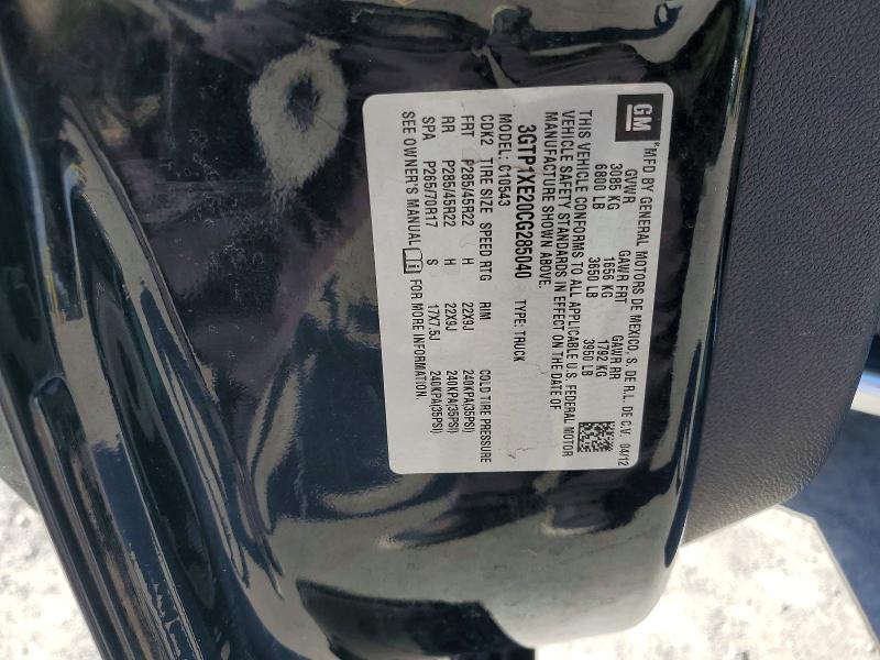 Aukcja sprzedaży 2012 Gmc Sierra, vin: 3GTP1XE20CG285040, numer aukcji: 69725776