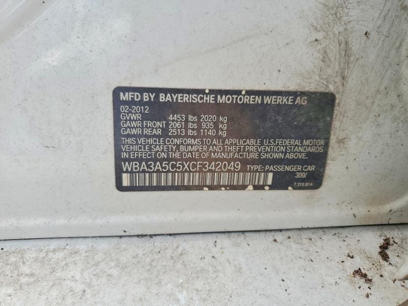 Продажа на аукционе авто 2012 Bmw 328, vin: WBA3A5C5XCF342049, номер лота: 68416896
