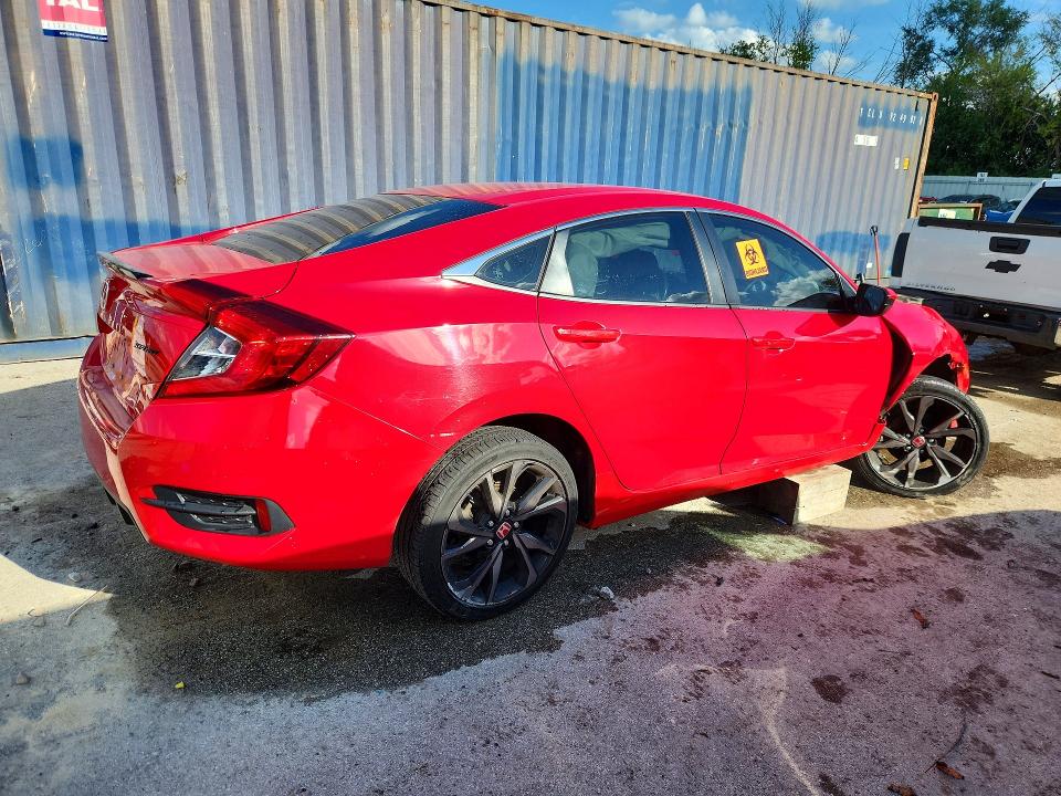 2020 Honda Civic მანქანა იყიდება აუქციონზე, vin: 2HGFC2F82LH561151, აუქციონის ნომერი: 68431916