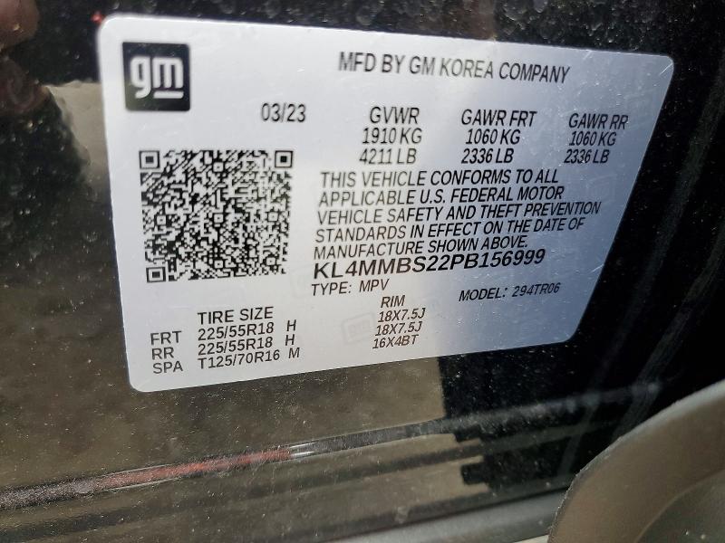 Aukcja sprzedaży 2023 Buick Encore Gx, vin: KL4MMBS22PB156999, numer aukcji: 67622576