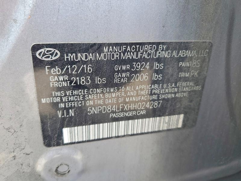 Продаж на аукціоні авто 2017 Hyundai Elantra, vin: 5NPD84LFXHH024287, номер лоту: 70226906