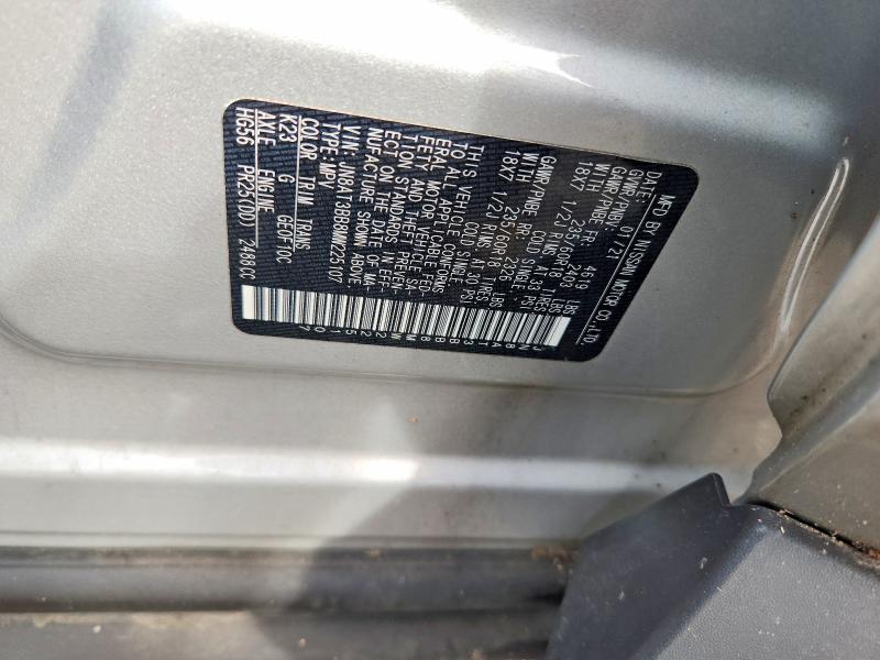 Aukcja sprzedaży 2021 Nissan Rogue, vin: JN8AT3BB8MW225107, numer aukcji: 69958726