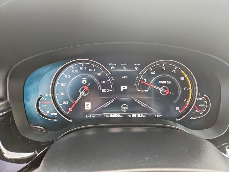 2019 Bmw M5 მანქანა იყიდება აუქციონზე, vin: WBSJF0C59KB285517, აუქციონის ნომერი: 70841226