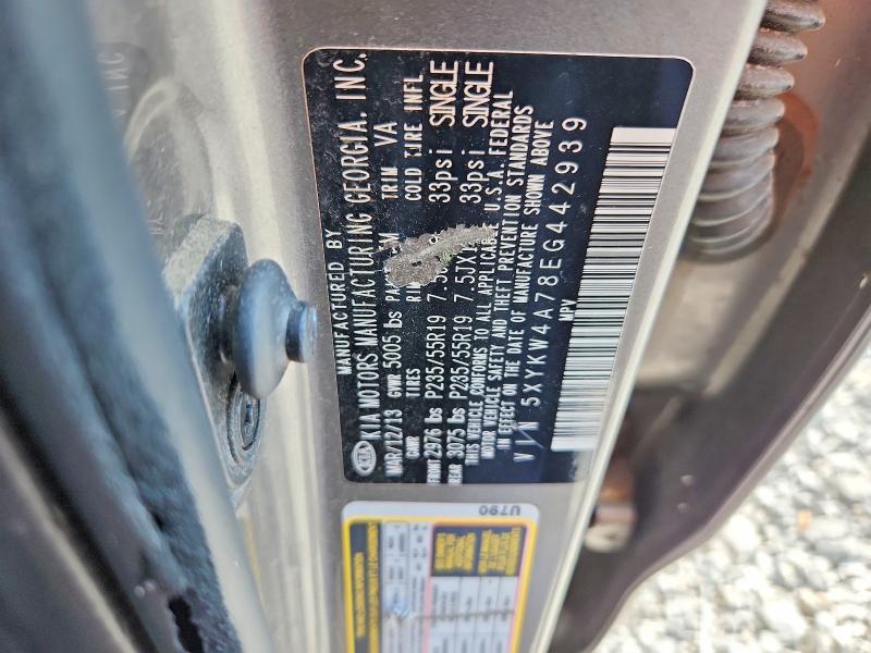 Aukcja sprzedaży 2014 Kia Sorento, vin: 5XYKW4A78EG442939, numer aukcji: 68312906