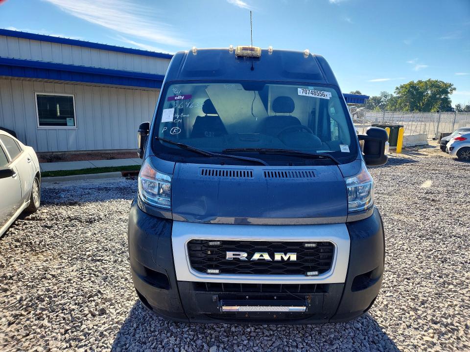 2019 Ram Promaster 3500 მანქანა იყიდება აუქციონზე, vin: 3C6URVJG5KE564633, აუქციონის ნომერი: 70748556