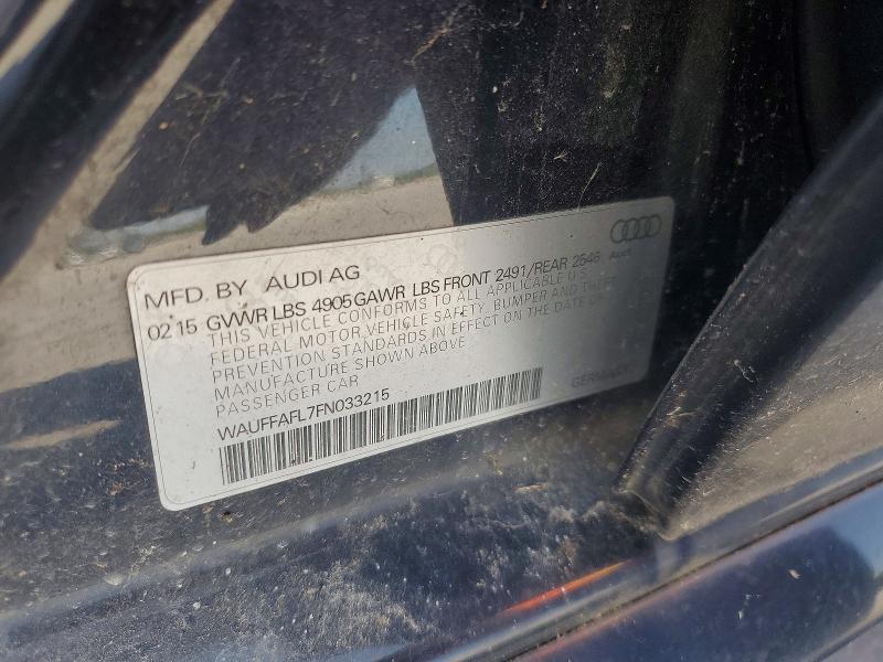 Aukcja sprzedaży 2015 Audi A4, vin: WAUFFAFL7FN033215, numer aukcji: 67930376