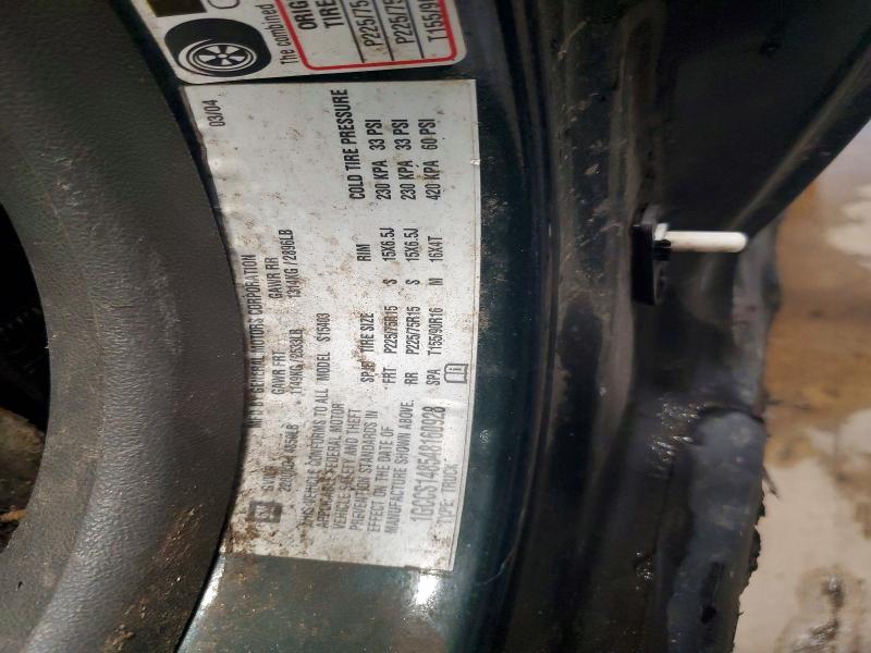 68821256 :رقم المزاد ، 1GCCS148548160928 vin ، 2004 Chevrolet Colorado مزاد بيع