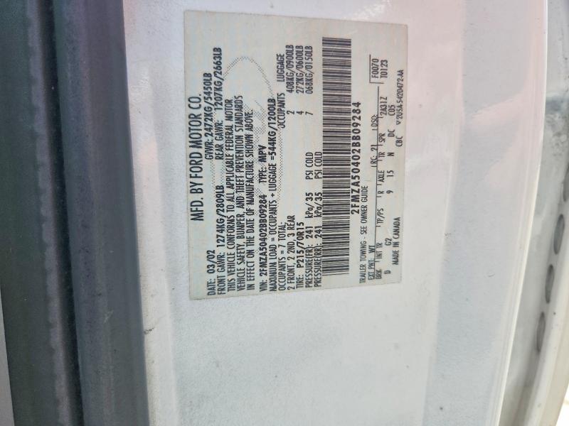 Продажа на аукционе авто 2002 Ford Windstar, vin: 2FMZA50402BB09284, номер лота: 69261816