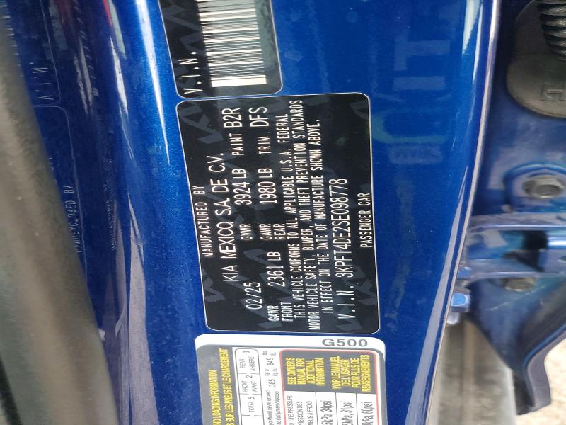66402426 :رقم المزاد ، 3KPFT4DE2SE098778 vin ، 2025 Kia K4 مزاد بيع