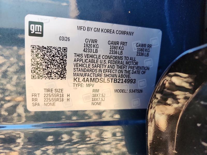 Aukcja sprzedaży 2026 Buick Encore Gx, vin: KL4AMDSL5TB214993, numer aukcji: 67731856