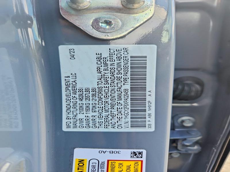 Продажа на аукционе авто 2023 Honda Accord, vin: 1HGCY2F6XPA029458, номер лота: 69738416